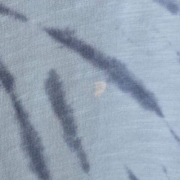 PINK Victoria's Secret Blue Tie Dye Love Pink Pocket Tee Shirt - Picture 13 of 15